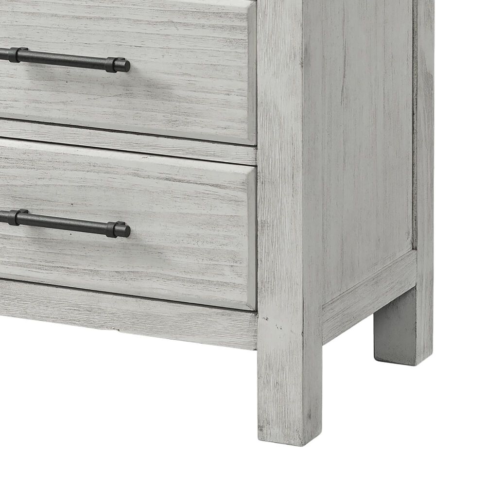 Eastern Shore Timber Ridge 2 Drawer Nightstand in Weather White and Sierra Brown, , large