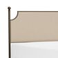 Richlands Furniture McArthur Queen Metal and Upholstered Poster Bed in Brown and Bronze, , large