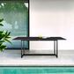 Blue River Grand Rectangle Patio Dining Table in Black, , large