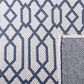 Safavieh Martha Stewart Cotton MSR421M 9" x 12" Blue and Grey Area Rug, , large