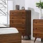 Pacific Landing Robyn 5 Drawer Chest in Dark Walnut, , large