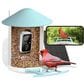Birdfy Bird Feeder with Smart Camera and Solar Panel in Blue and White, , large