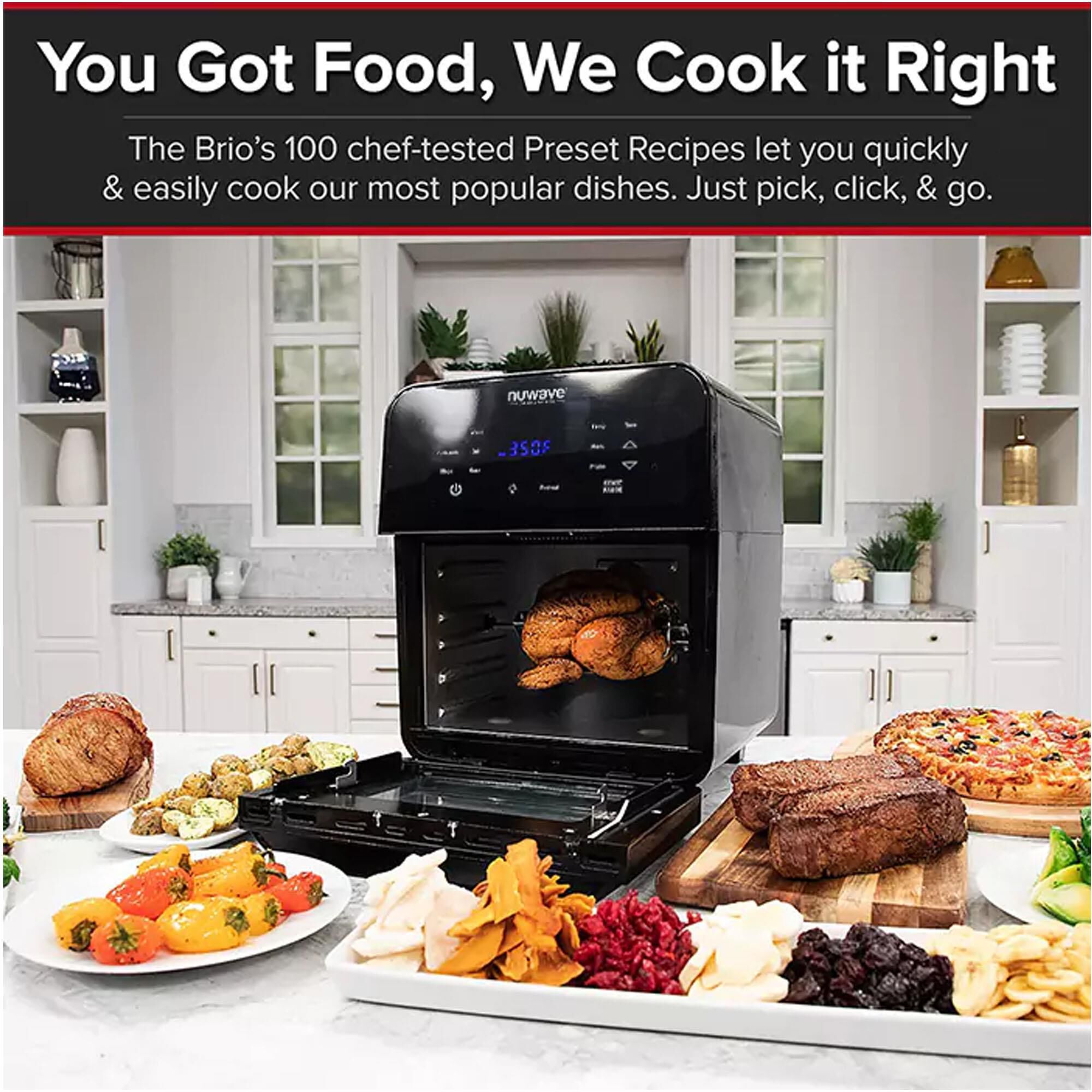 Nuwave top brio fryer