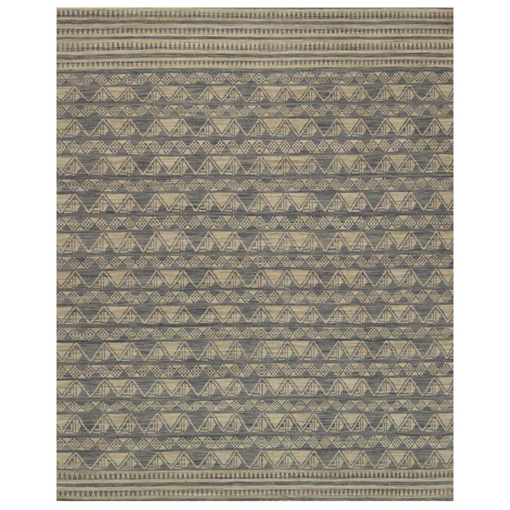 ED Ellen DeGeneres Crafted by Loloi Tribu TJ-04 2"6" x 9"9" Charcoal and Natural Runner, , large
