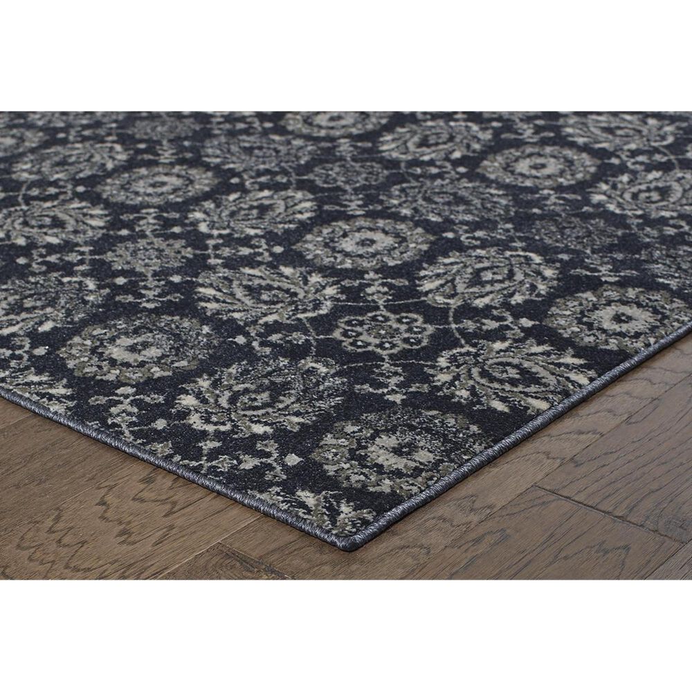 Oriental Weavers Richmond 214H 9&#39;10&quot; x 12&#39;10&quot; Navy Area Rug, , large