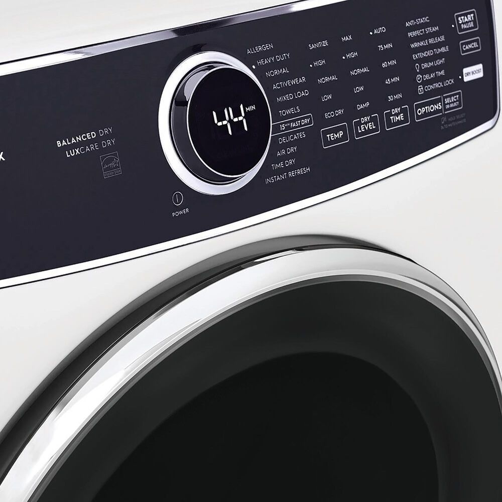 Electrolux 4.5 Cu. Ft. Front Load Washer and 8.0 Cu. Ft. Electric Dryer Laundry Pair in White, , large