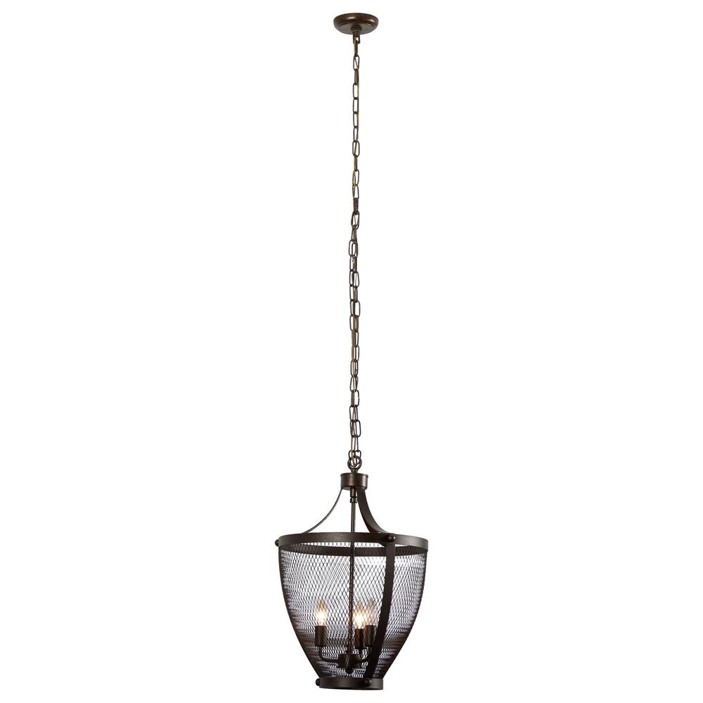 Maple and Jade 23" x 15" Chandelier in Brown, , large
