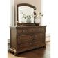 Ashley Flynnter 7 Drawer Dresser in Medium Brown, , large