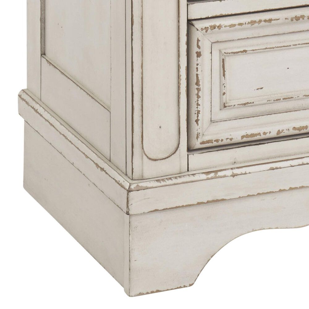 Ashley Realyn 5-Piece King Bedroom Set in Chipped White and Distressed, , large