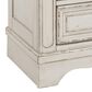 Ashley Realyn 5-Piece King Bedroom Set in Chipped White and Distressed, , large