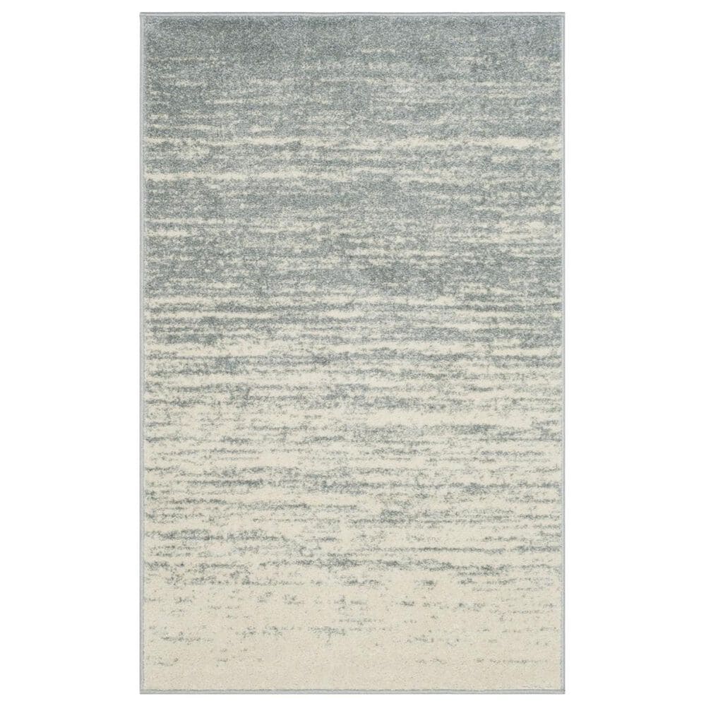 Safavieh Adirondack ADR113T 3" x 5" Slate and Cream Area Rug, , large
