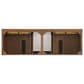 James Martin Vanities Lorelai 72"Double Vanity in Mid-Century Walnut with Single Hole 3 cm and White Zeus Quartz Top & Backsplash, , large