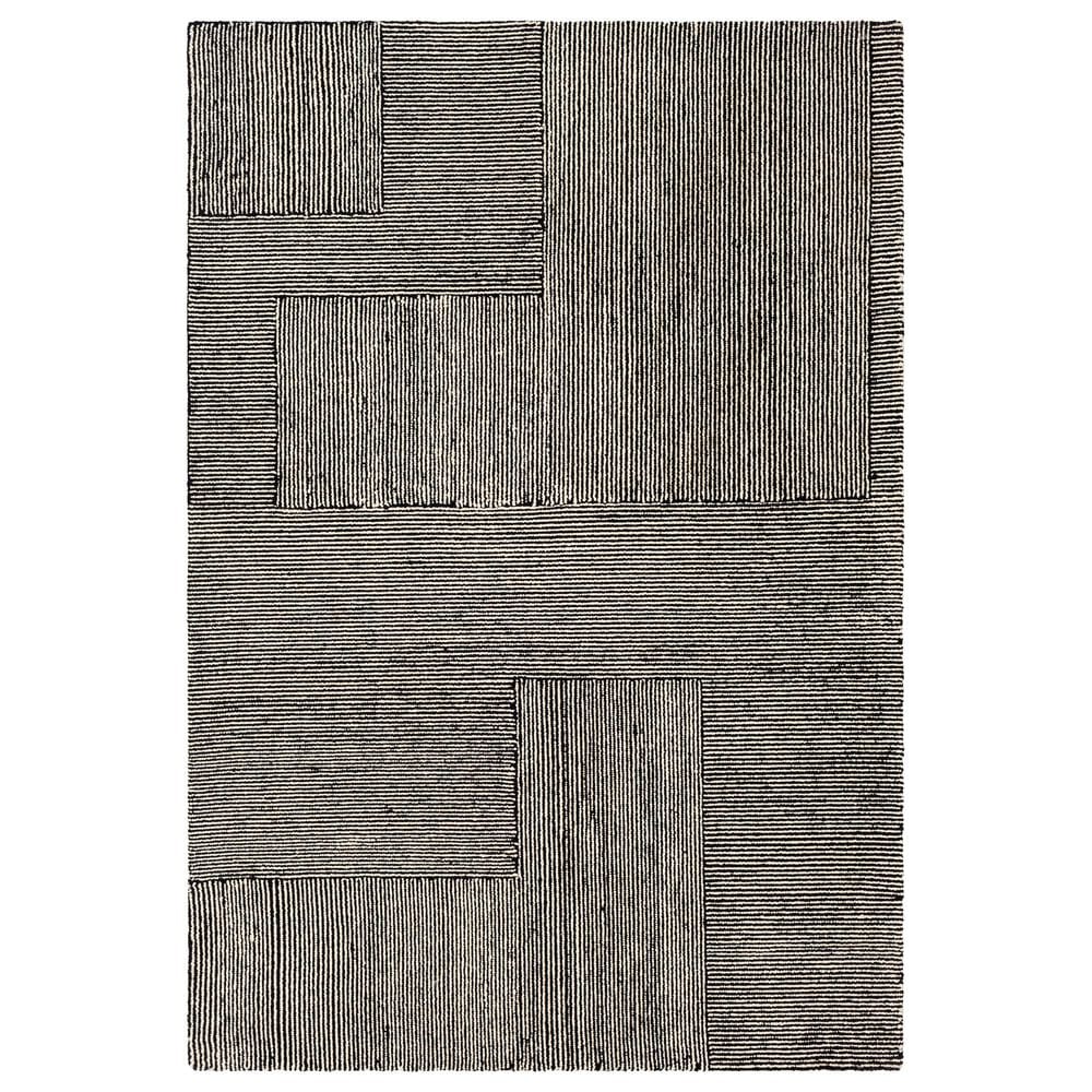 Surya Maroc 2" x 3" Black and Beige Area Rug, , large