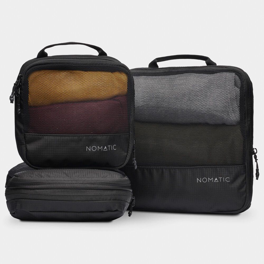 Nomatic 3-Pack Compression Packing Cubes in Black, , large