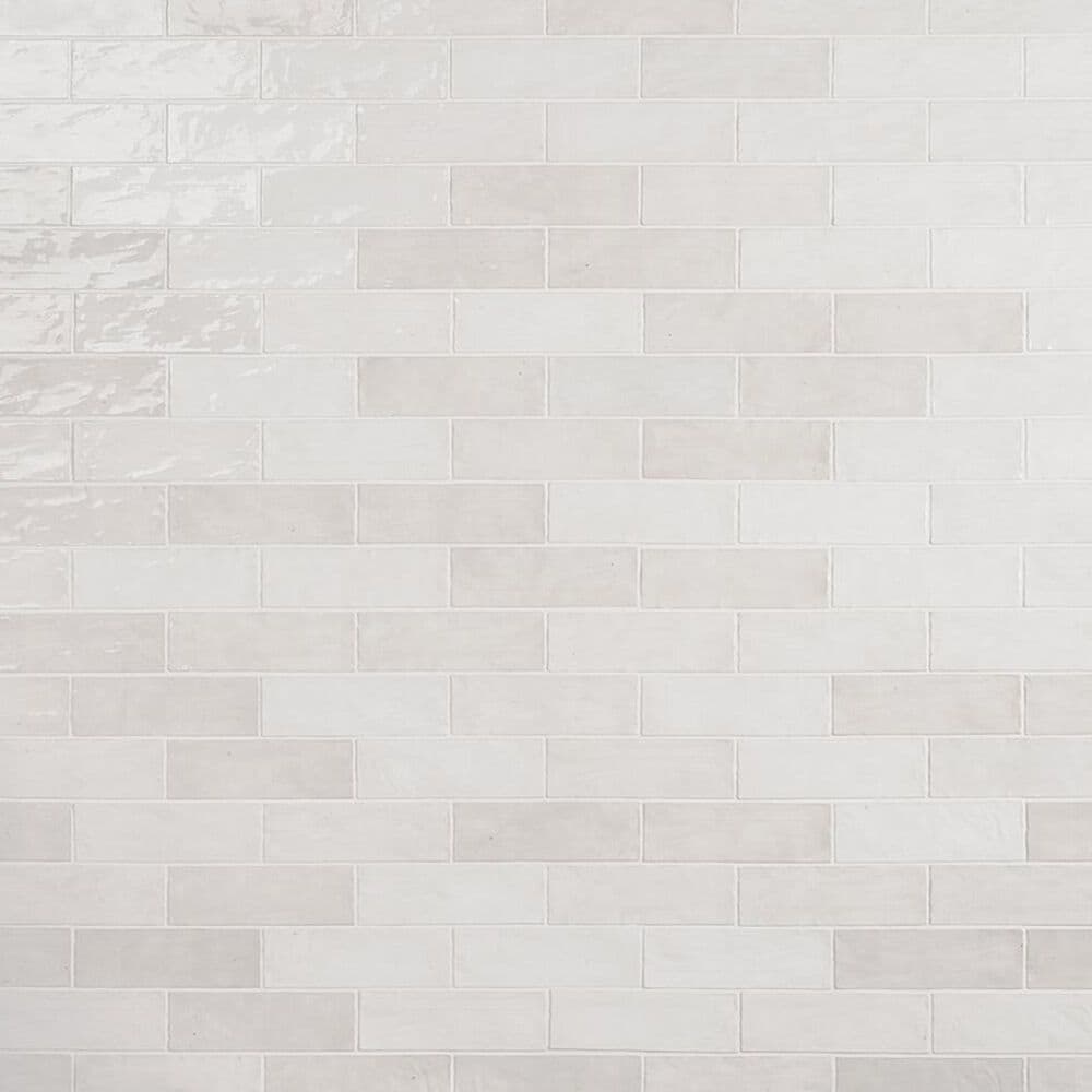 Soho Studio Serena White 3&quot; x 8&quot; Field Ceramic Tile, , large