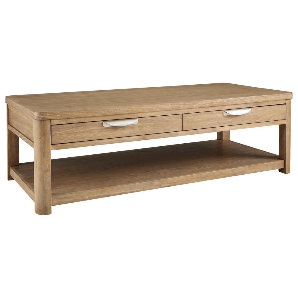 Ashley Rencott 3-Piece Occasional Table Set in Light Oak, , large