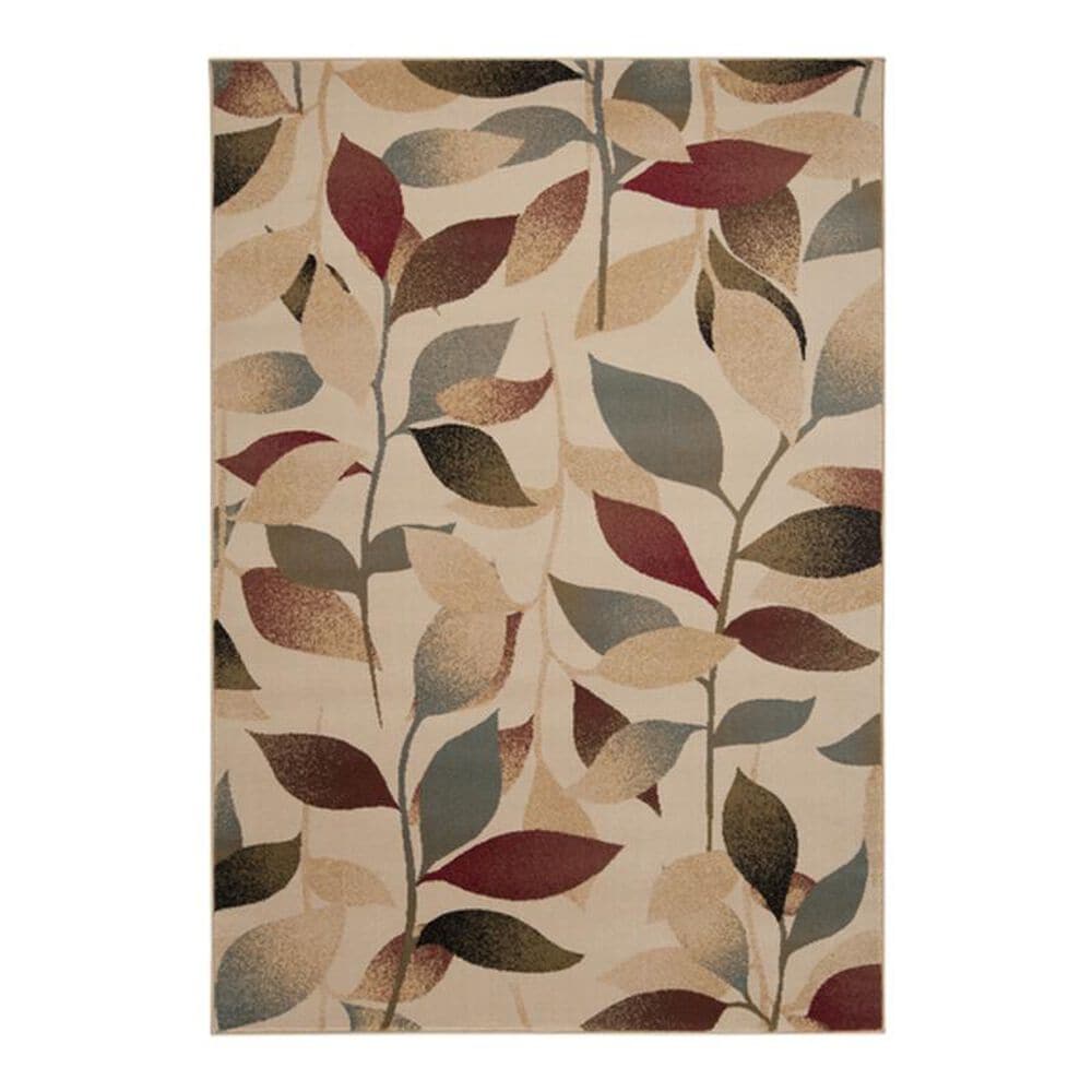 Surya Riley RLY-5010 7"10" x 10"10" Red/Brown/Camel Area Rug, , large