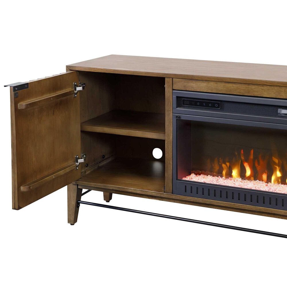 Martin Furniture Delray 82&quot; Fireplace TV Stand, , large