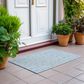 Dalyn Rug Company Laidley 1"8" x 2"6" Sky Blue Indoor/Outdoor Area Rug, , large