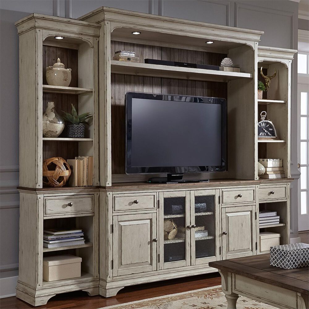 Belle Furnishings Morgan Creek 68&quot;  TV Console in White, , large