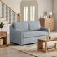 Lifestyle Solutions Carey Convertible Sofa in Light Gray, , large