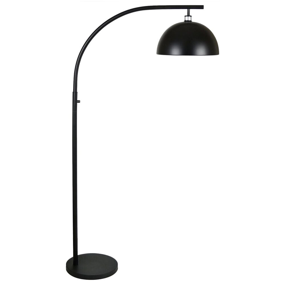 Crestview Collection Banks Floor Lamp in Matte Black, , large