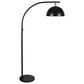 Crestview Collection Banks Floor Lamp in Matte Black, , large