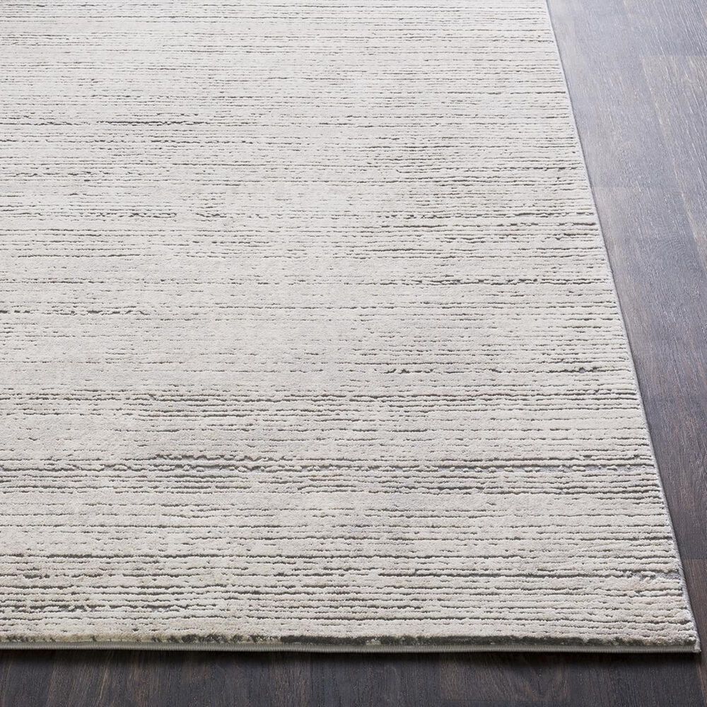 Surya Tibetan TBT-2308 2&#39;7&quot; x 7&#39;6&quot; Khaki, Taupe and Gray Runner, , large