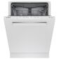 Bosch 500 Series 24" Built In Dishwasher in White, , large