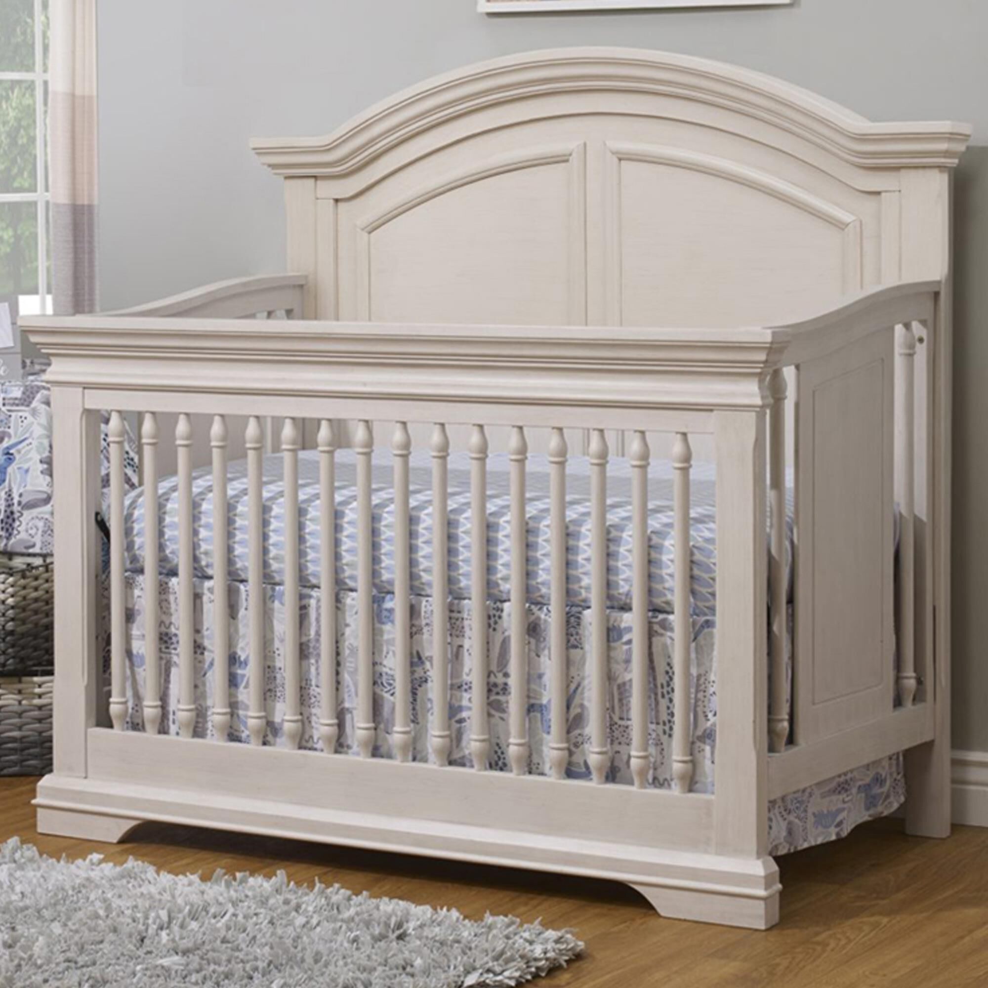 Sorelle Portofino High Arch Crib in Brushed Ivory NFM