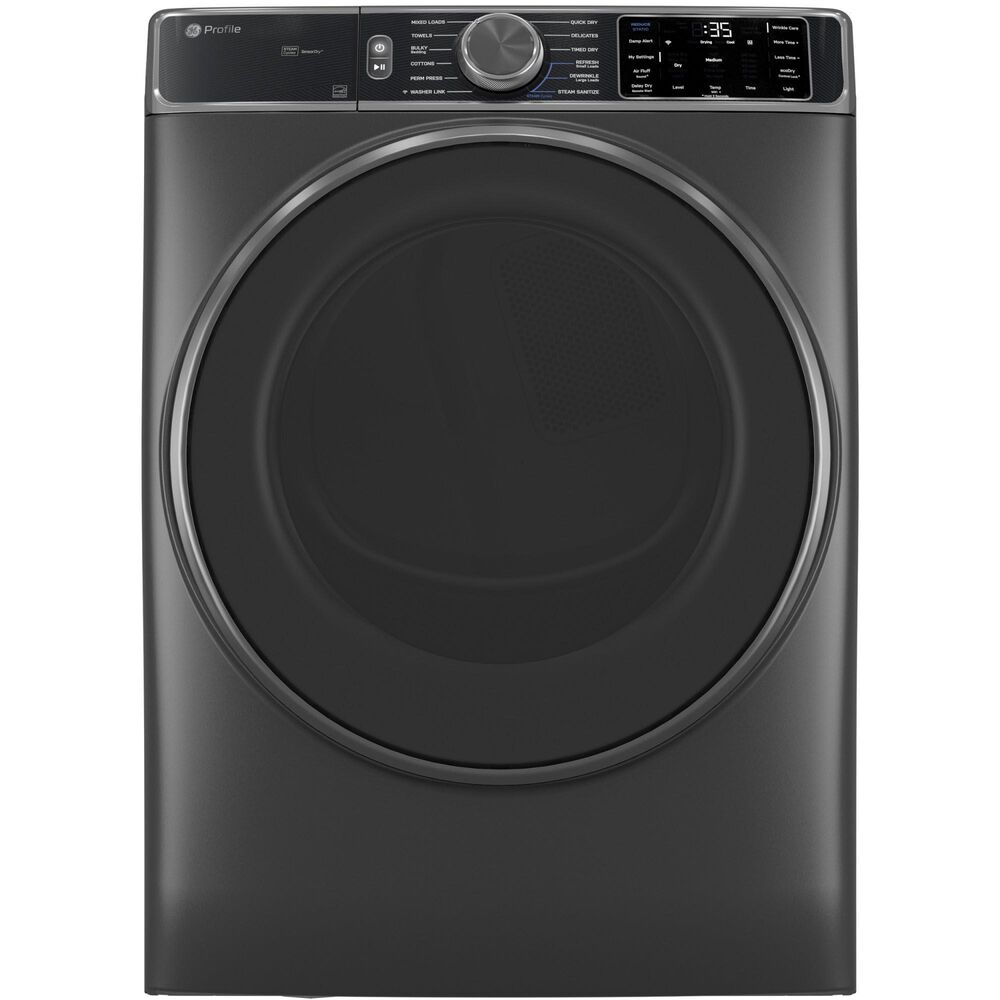 GE Profile 7.8 Cu. Ft. Smart Front Load Gas Dryer in Carbon Graphite, , large