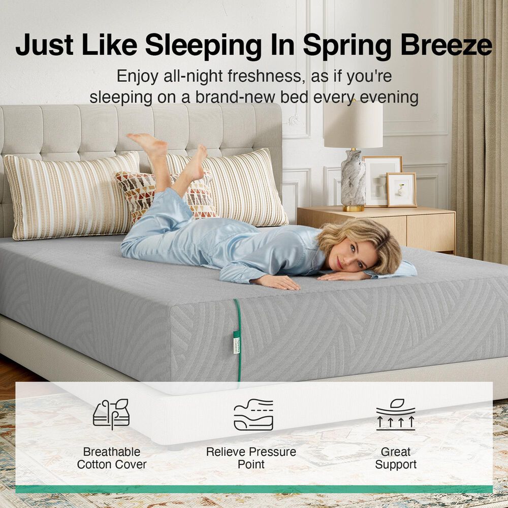 Novilla Atease 12" Medium King Mattress in a Box, , large