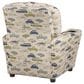 Brazil Furniture Tween Kid"s Recliner in Retro Rides, , large
