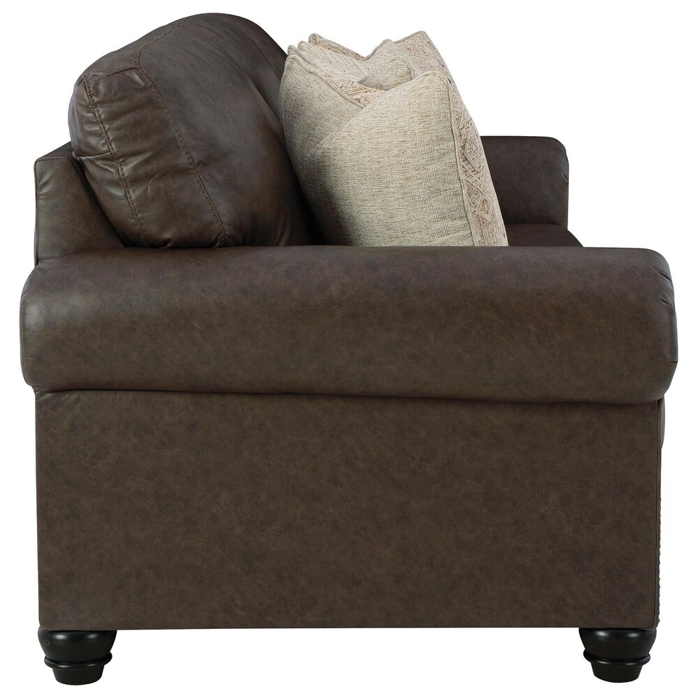 Ashley Roxmere Stationary Sofa in Umber, , large