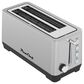 HOMLUX 4-Slice Toaster with 6 Browning Settings in Silver, , large