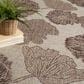 Nourison Garden Oasis Natural 9" x 12" Indoor/Outdoor Area Rug, , large