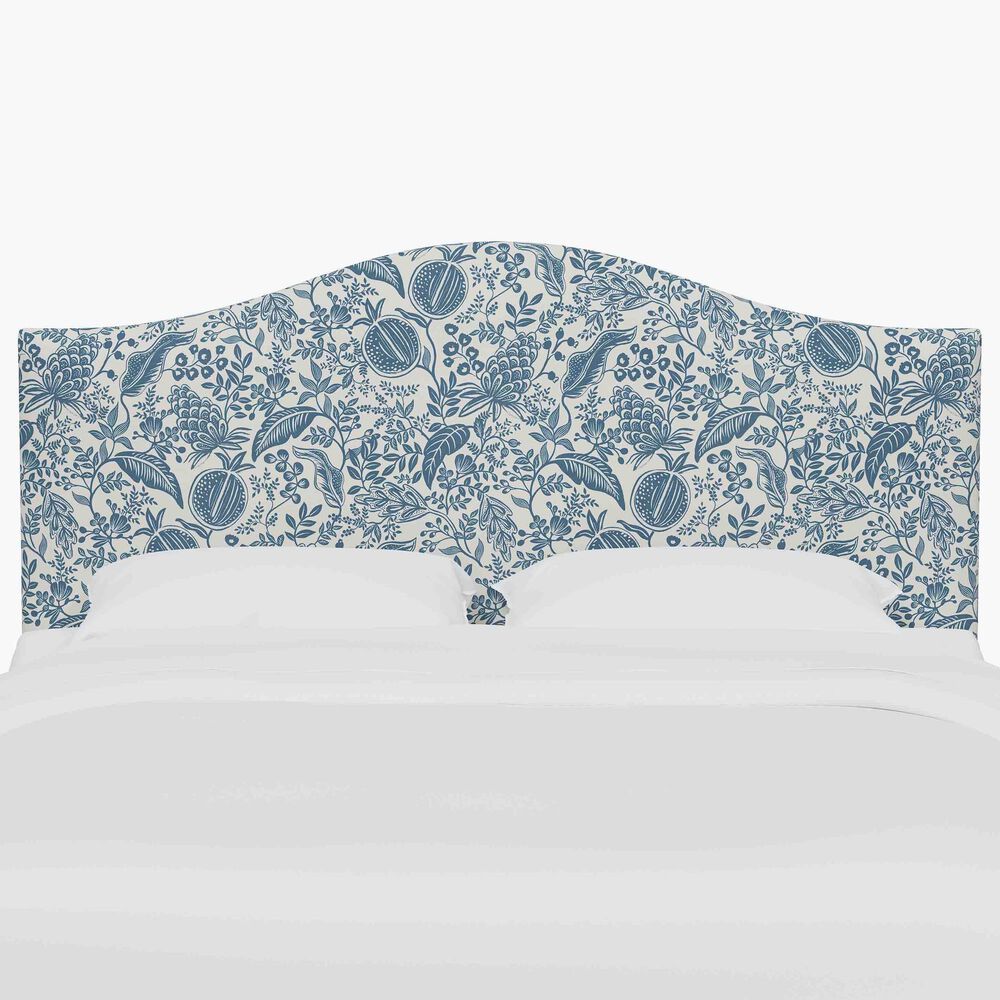 Skyline Furniture Mayfair King Headboard in Pomegranate Blue, , large