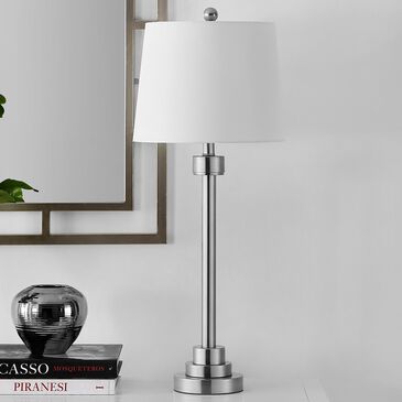 Safavieh Baxter Table Lamp in Nickle, , large