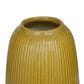 Maple and Jade 2-Piece Decorative Vase Set with Vertical Line Pattern in Polished Yellow, , large