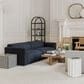 Moe"s Home Collection Terning Side Table in White and Black, , large