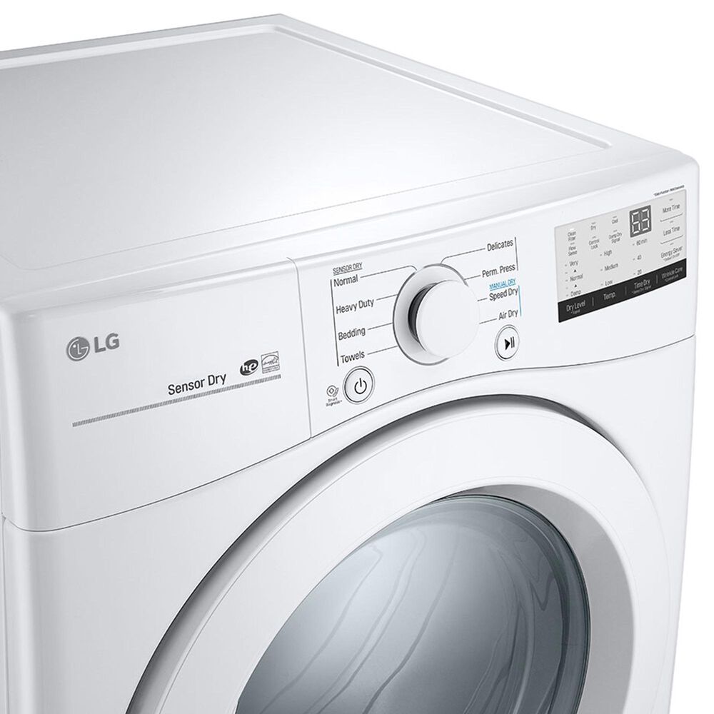 LG 7.4 Cu. Ft. Ultra Large Capacity Gas Dryer in White, , large