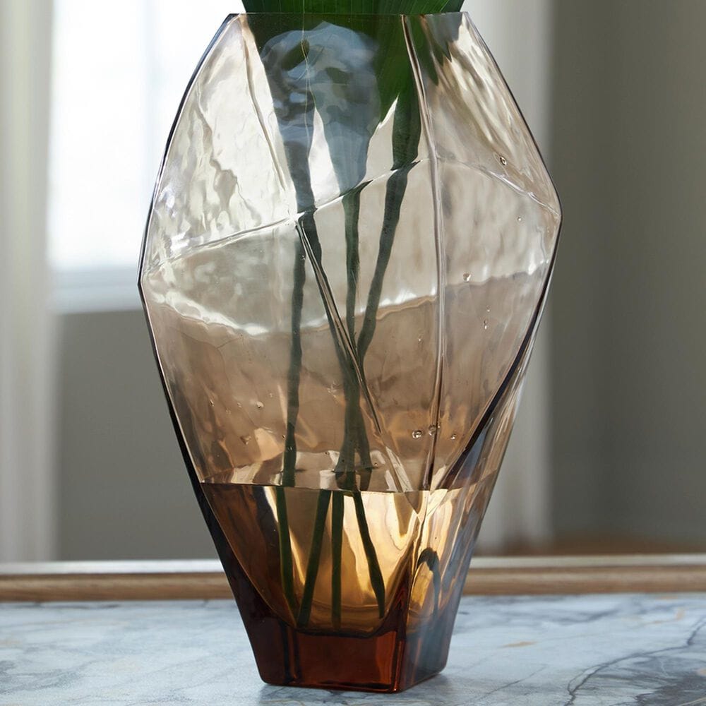 Ashley Ewart 12.38" Vase in Light Brown, , large