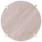 Southern Enterprises Ardmillan End Table in Brass/Tobacco/White, , large