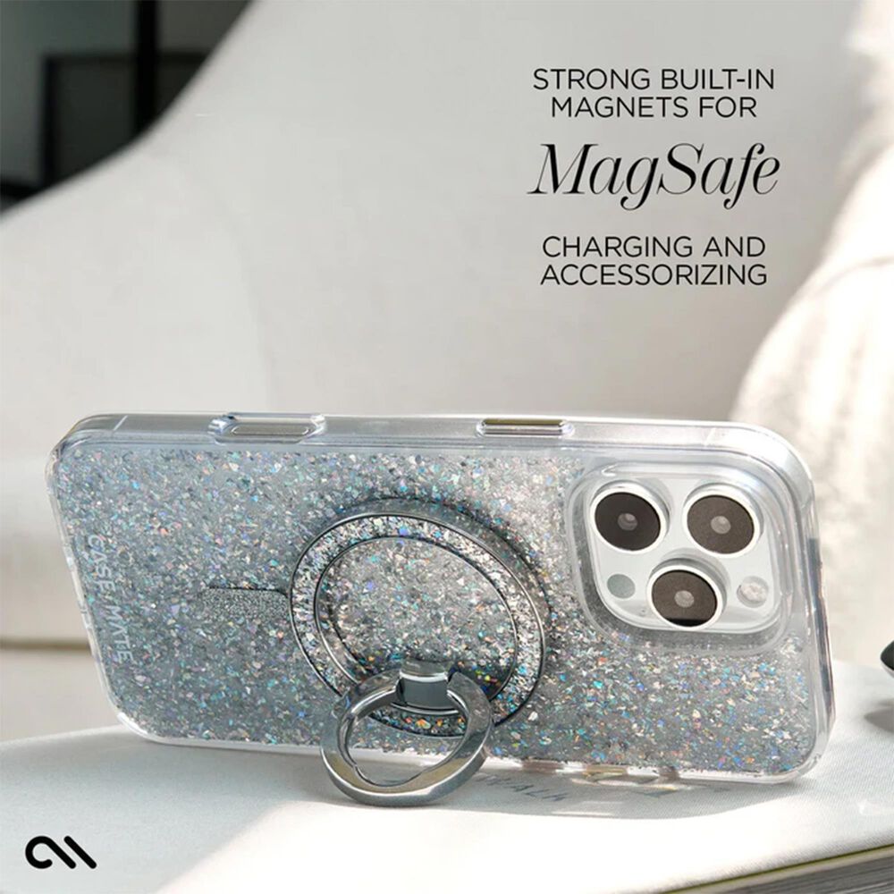 Case-Mate Twinkle Disco MagSafe Phone Case for the iPhone 16 Pro, , large