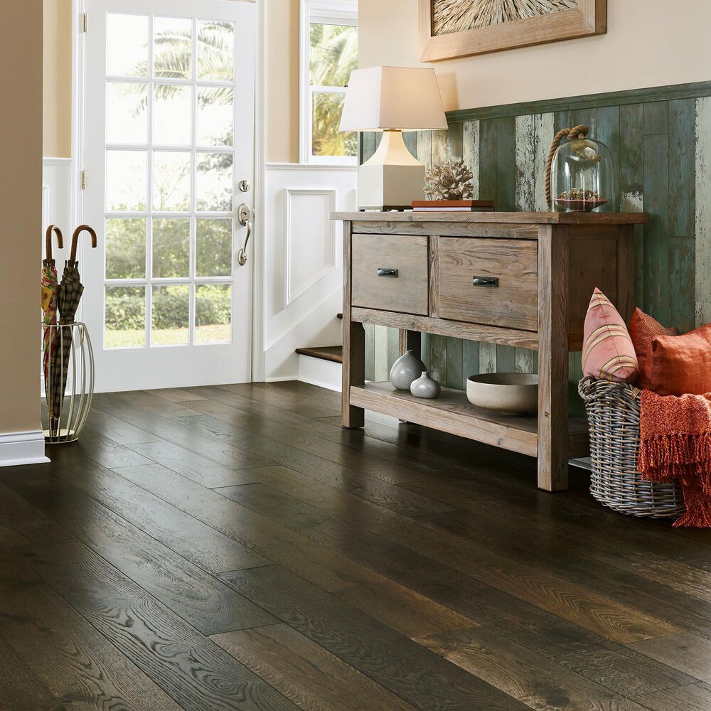 Hartco TimberBrushed Gold Deep Etched Iron Mountain Oak Engineered Hardwood, , large