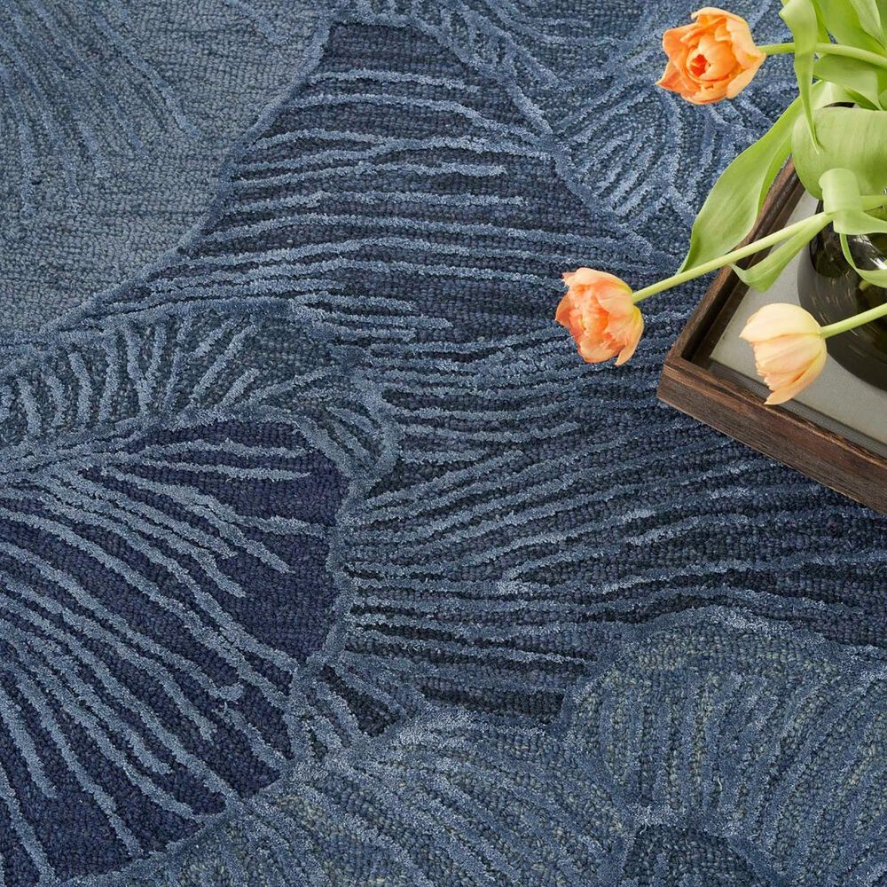 Nourison Avra 5&#39;3&quot; x 7&#39;3&quot; Blue Area Rug, , large