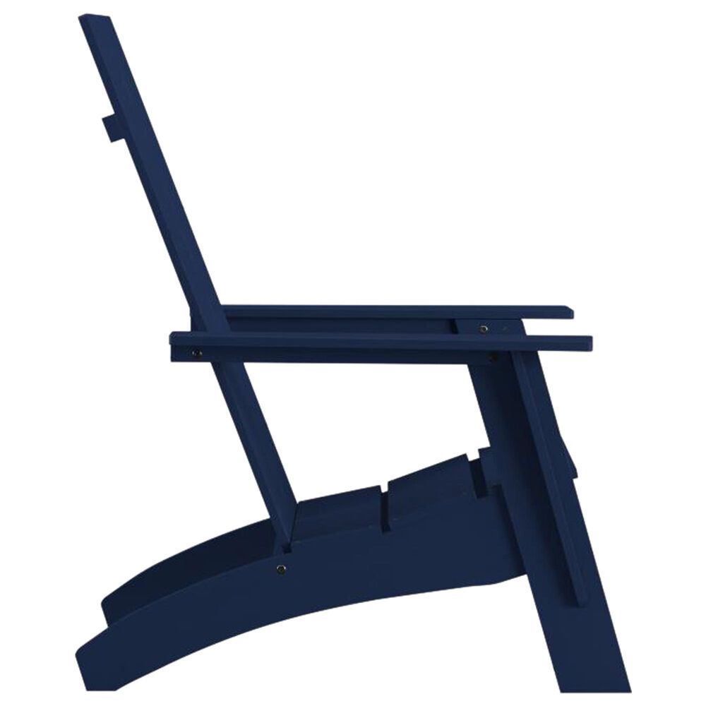 Flash Furniture Sawyer Adirondack Chair in Navy Blue, , large