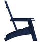 Flash Furniture Sawyer Adirondack Chair in Navy Blue, , large