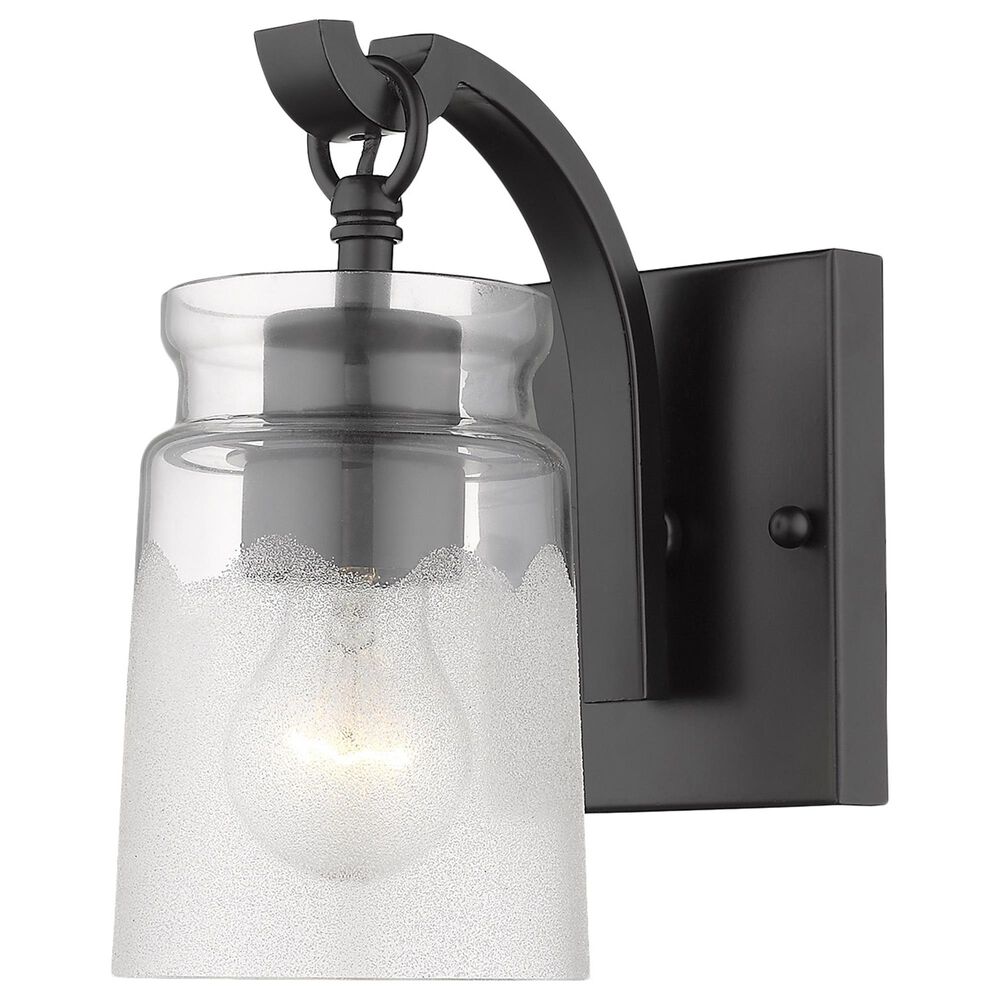 Golden Lighting Travers 1-Light Bath Vanity in Matte Black, , large