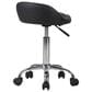 Impressions Vanity Shauna Swivel Vanity Stool with Black Cushion in Silver, , large